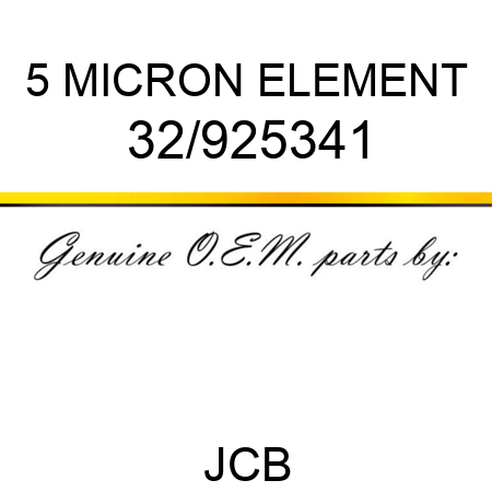 5 MICRON ELEMENT 32/925341