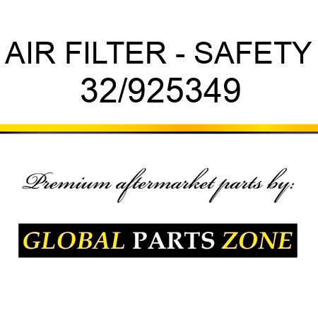 AIR FILTER - SAFETY 32/925349