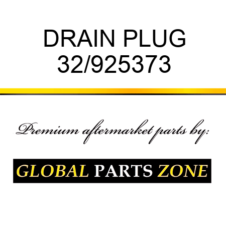 DRAIN PLUG 32/925373