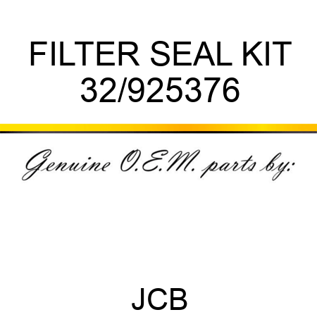 FILTER SEAL KIT 32/925376