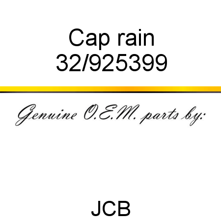 Cap, rain 32/925399