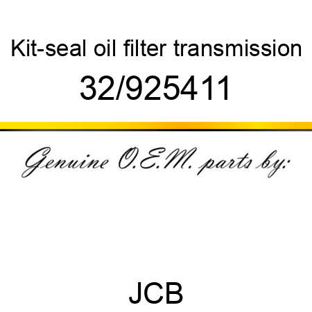 Kit-seal, oil filter, transmission 32/925411