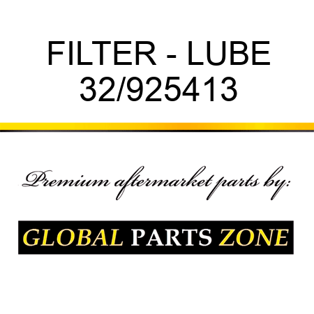 FILTER - LUBE 32/925413