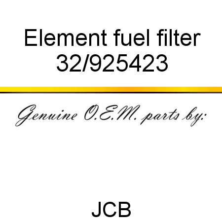 Element, fuel filter 32/925423