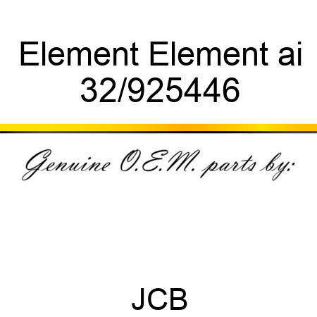 Element Element ai 32/925446