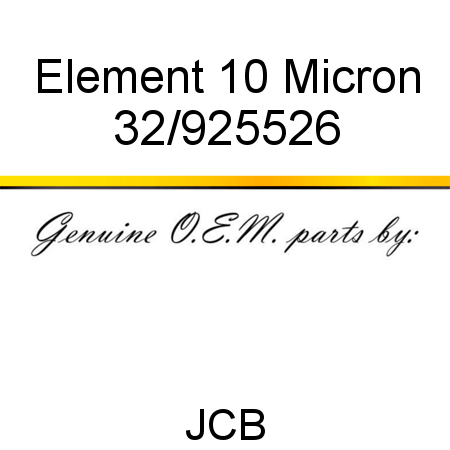 Element, 10 Micron 32/925526