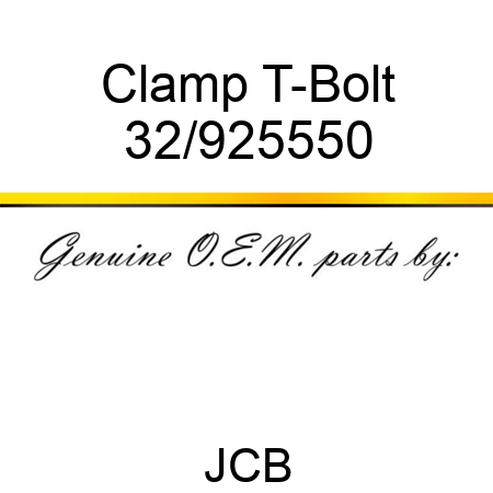 Clamp T-Bolt 32/925550