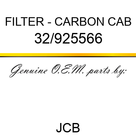 FILTER - CARBON CAB 32/925566