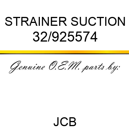 STRAINER SUCTION 32/925574