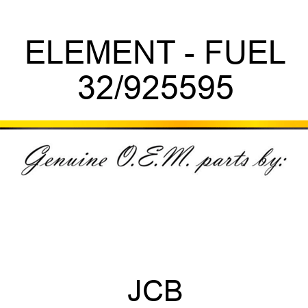 ELEMENT - FUEL 32/925595