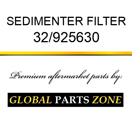 SEDIMENTER FILTER 32/925630