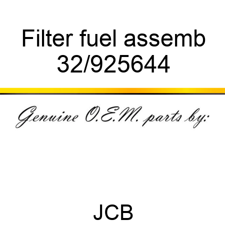 Filter fuel assemb 32/925644