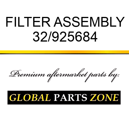 FILTER ASSEMBLY 32/925684