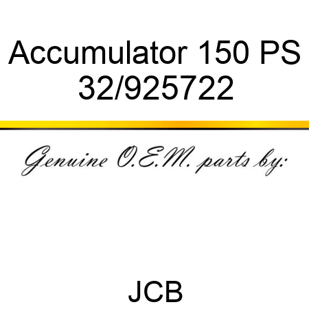 Accumulator 150 PS 32/925722