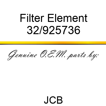 Filter Element 32/925736