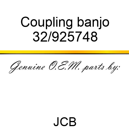 Coupling banjo 32/925748