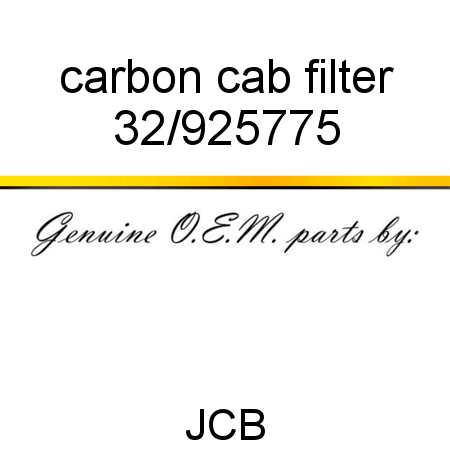 carbon cab filter 32/925775