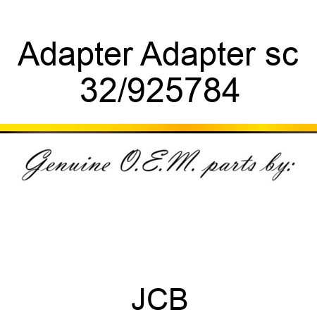 Adapter Adapter sc 32/925784
