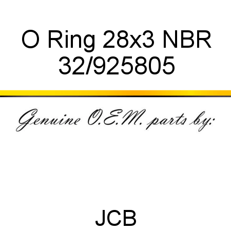 O Ring, 28x3 NBR 32/925805