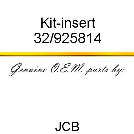 Kit-insert 32/925814