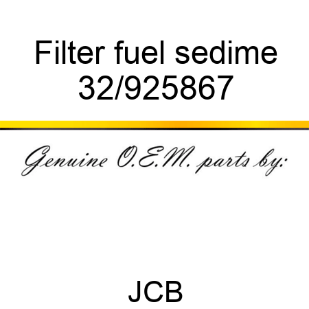 Filter fuel sedime 32/925867