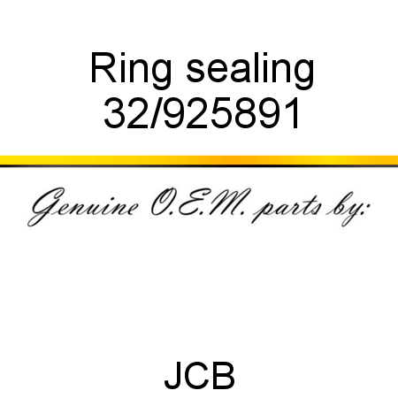 Ring, sealing 32/925891