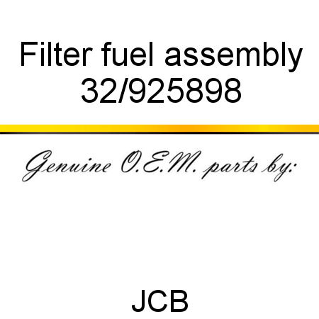Filter, fuel assembly 32/925898