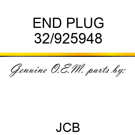 END PLUG 32/925948