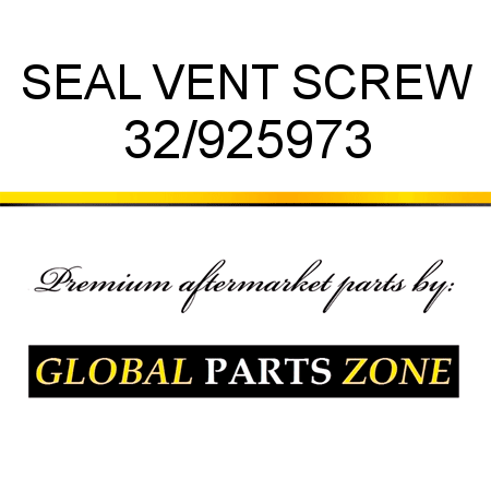 SEAL VENT SCREW 32/925973