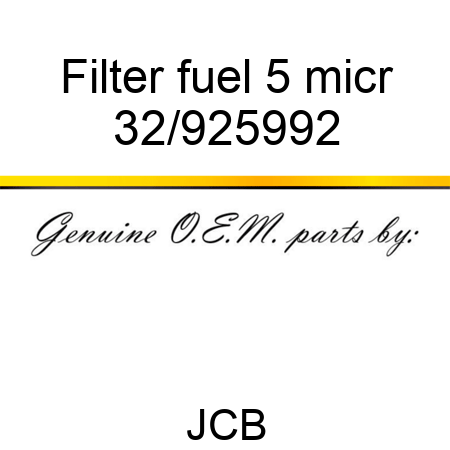 Filter fuel 5 micr 32/925992