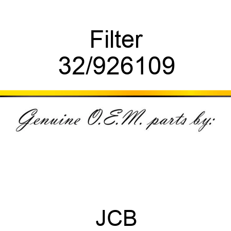 Filter 32/926109