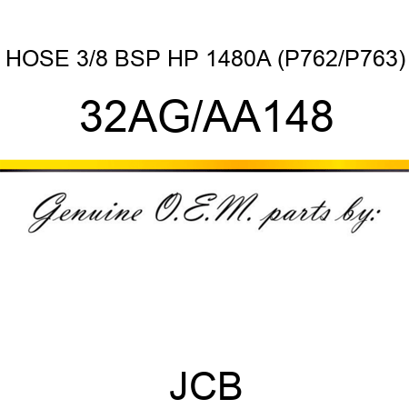 HOSE 3/8 BSP HP 1480A (P762/P763) 32AG/AA148