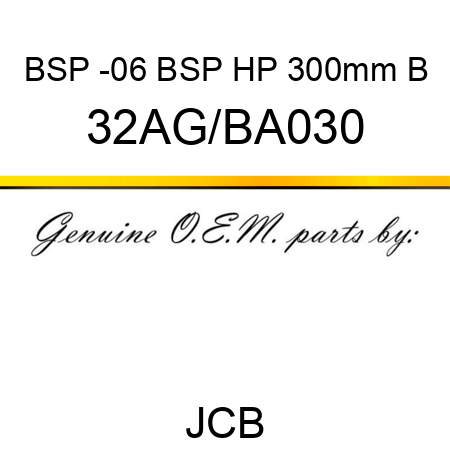 BSP -06 BSP HP 300mm B 32AG/BA030