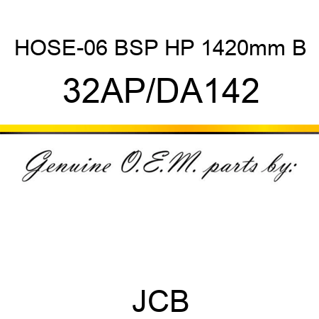 HOSE-06 BSP HP 1420mm B 32AP/DA142