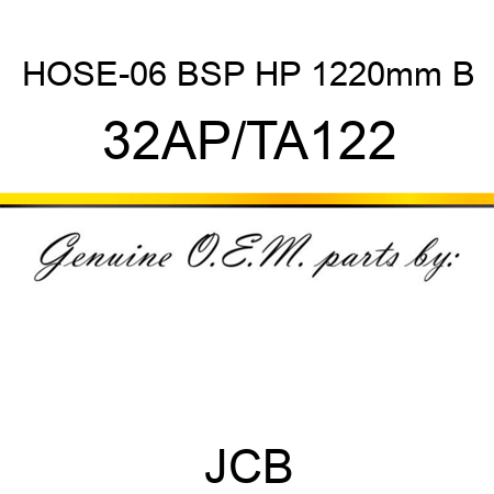 HOSE-06 BSP HP 1220mm B 32AP/TA122