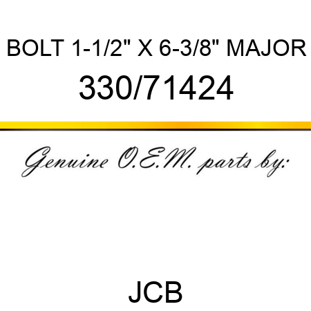 BOLT 1-1/2