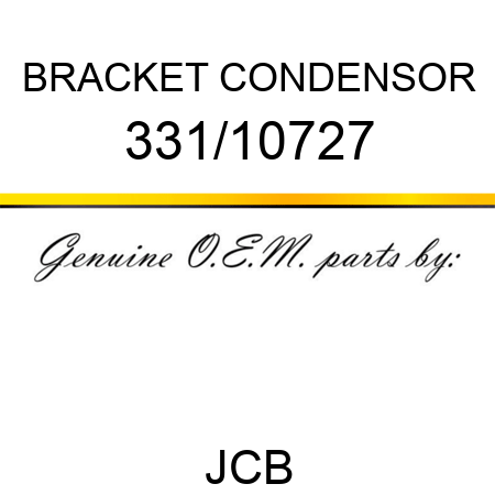 BRACKET CONDENSOR 331/10727
