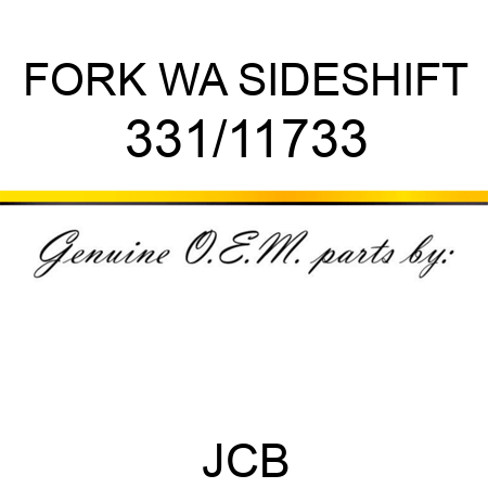 FORK WA SIDESHIFT 331/11733