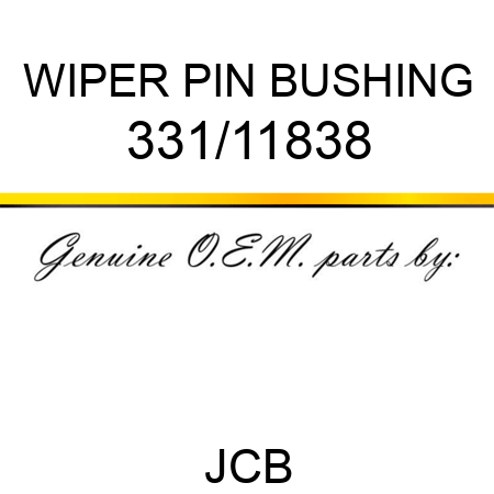 WIPER PIN BUSHING 331/11838