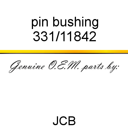 pin bushing 331/11842