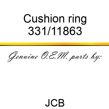 Cushion ring 331/11863