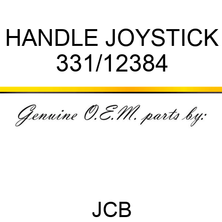 HANDLE JOYSTICK 331/12384