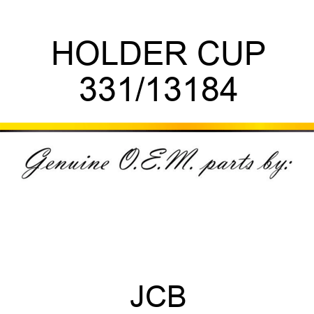 HOLDER CUP 331/13184