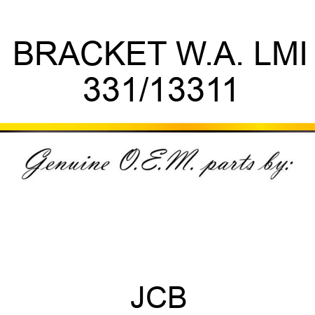 BRACKET W.A. LMI 331/13311