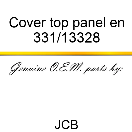 Cover top panel en 331/13328