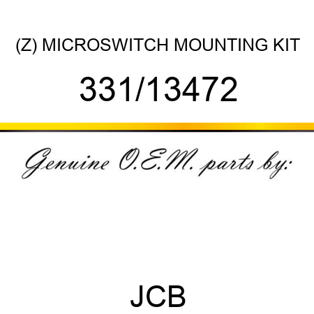 (Z) MICROSWITCH MOUNTING KIT 331/13472