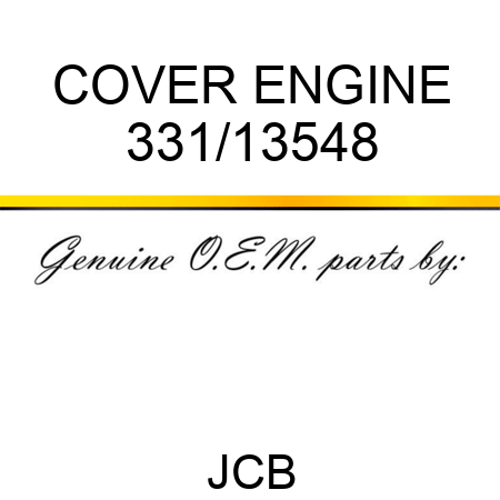 COVER ENGINE 331/13548