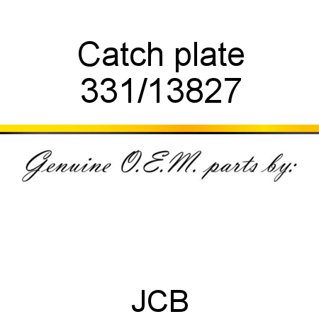 Catch, plate 331/13827