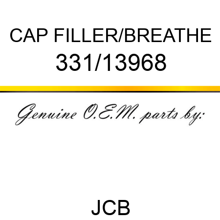 CAP FILLER/BREATHE 331/13968