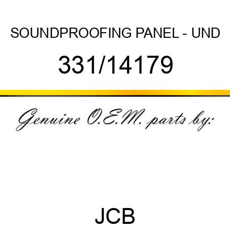 SOUNDPROOFING PANEL - UND 331/14179